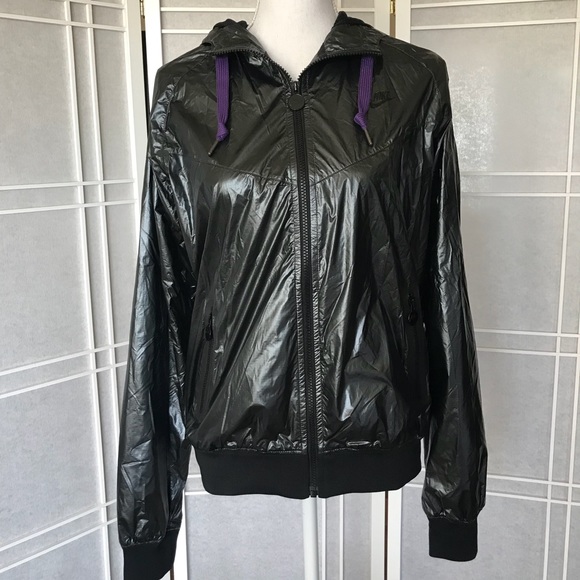 🖤Price Drop!🖤NWT🖤NIKE Nylon Bomber Jacket🖤 - Picture 4 of 8